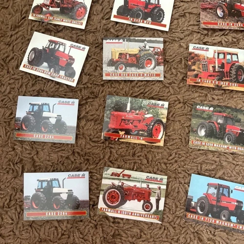 Ertl Harvest Heritage Trading Cards Case Corp Tractor Farming Agriculture